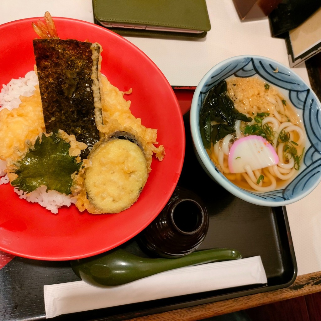 ユーザーが投稿したかつ丼定食の写真 - 実際訪問したユーザーが直接撮影して投稿した鳳東町うどんきらく鳳店の写真