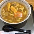 カレーうどん - 実際訪問したユーザーが直接撮影して投稿したセントレアうどん若鯱家 中部国際空港店の写真のメニュー情報