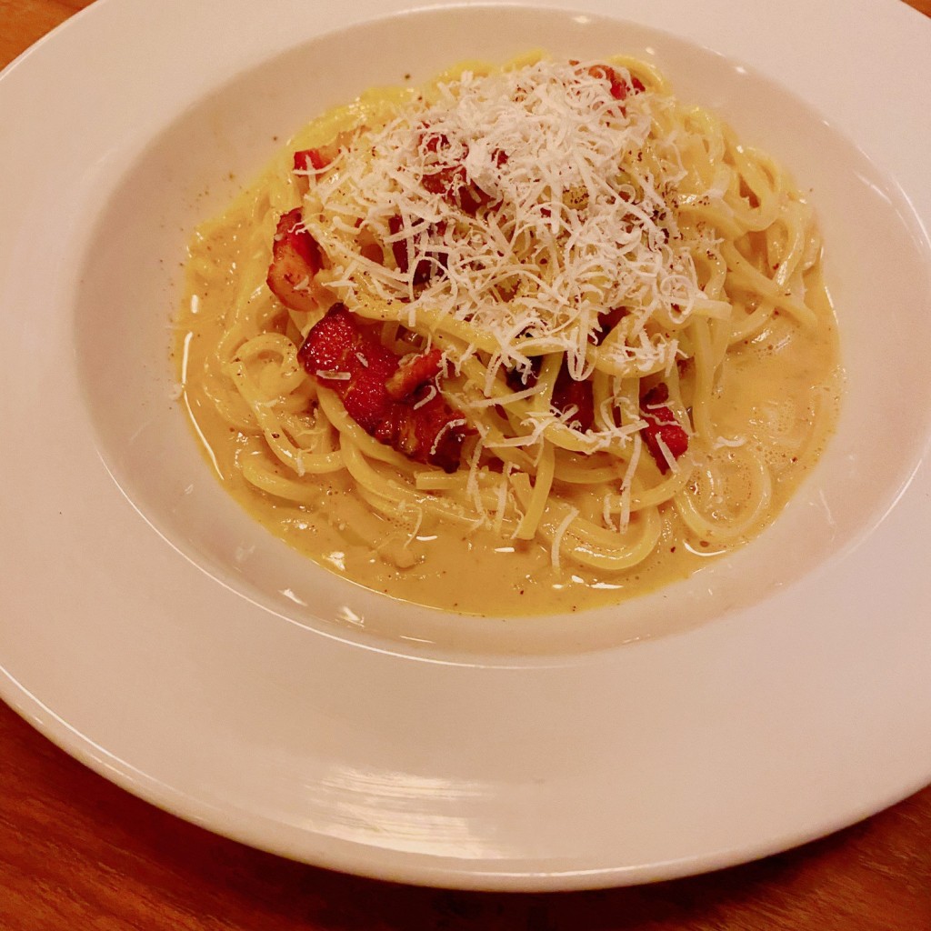 ユーザーが投稿したCARBONARA.SPの写真 - 実際訪問したユーザーが直接撮影して投稿した錦イタリアンラ・ボエム パスタフレスカ 久屋大通りの写真