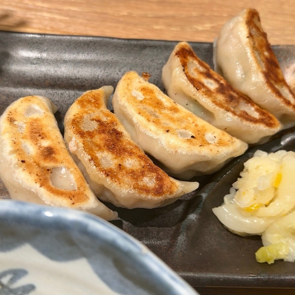 ユーザーが投稿した焼き餃子ランチの写真 - 実際訪問したユーザーが直接撮影して投稿した内山餃子肉汁餃子のダンダダン千種店の写真