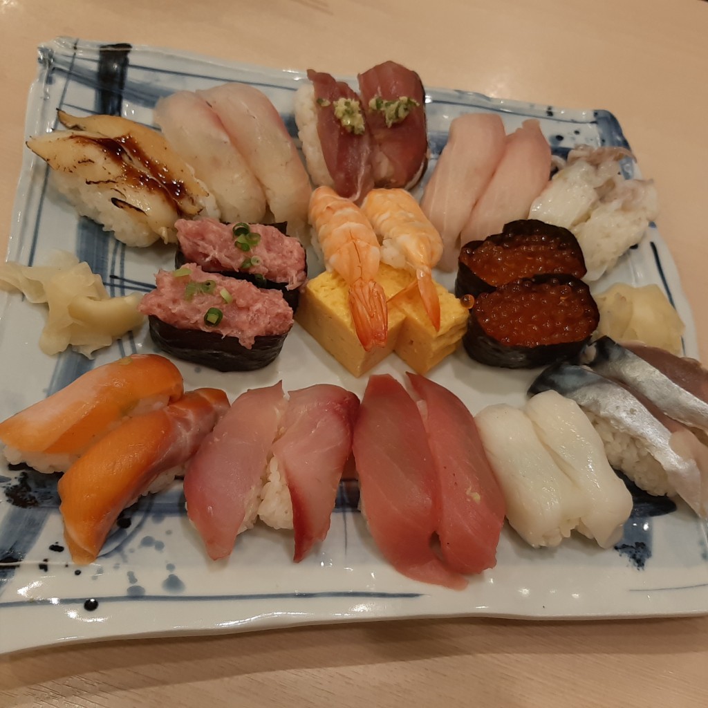 ユーザーが投稿した大漁にぎりの写真 - 実際訪問したユーザーが直接撮影して投稿した台東寿司魚がし日本一 御徒町店の写真