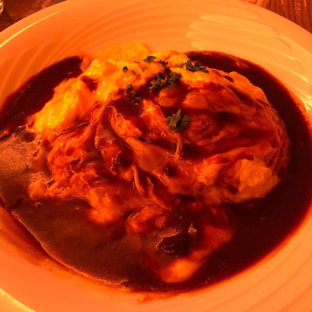 ユーザーが投稿したオムライスランチの写真 - 実際訪問したユーザーが直接撮影して投稿した上大岡東洋食ビストロ ラトゥールの写真