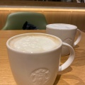 スターバックス ラテ - 実際訪問したユーザーが直接撮影して投稿した白金カフェスターバックスコーヒー 名古屋高辻店の写真のメニュー情報