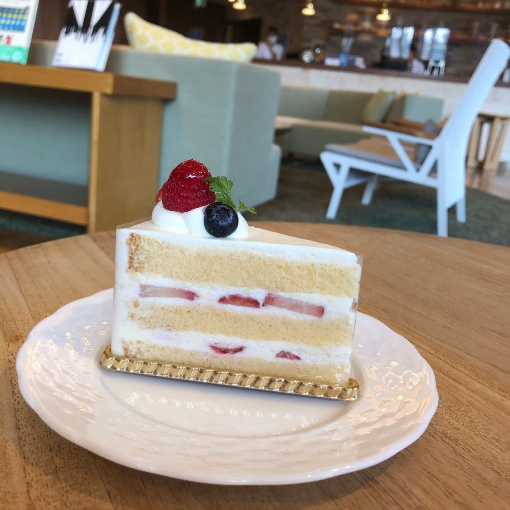 ユーザーが投稿したショートケーキの写真 - 実際訪問したユーザーが直接撮影して投稿した山崎町カフェ風待ちテラスの写真
