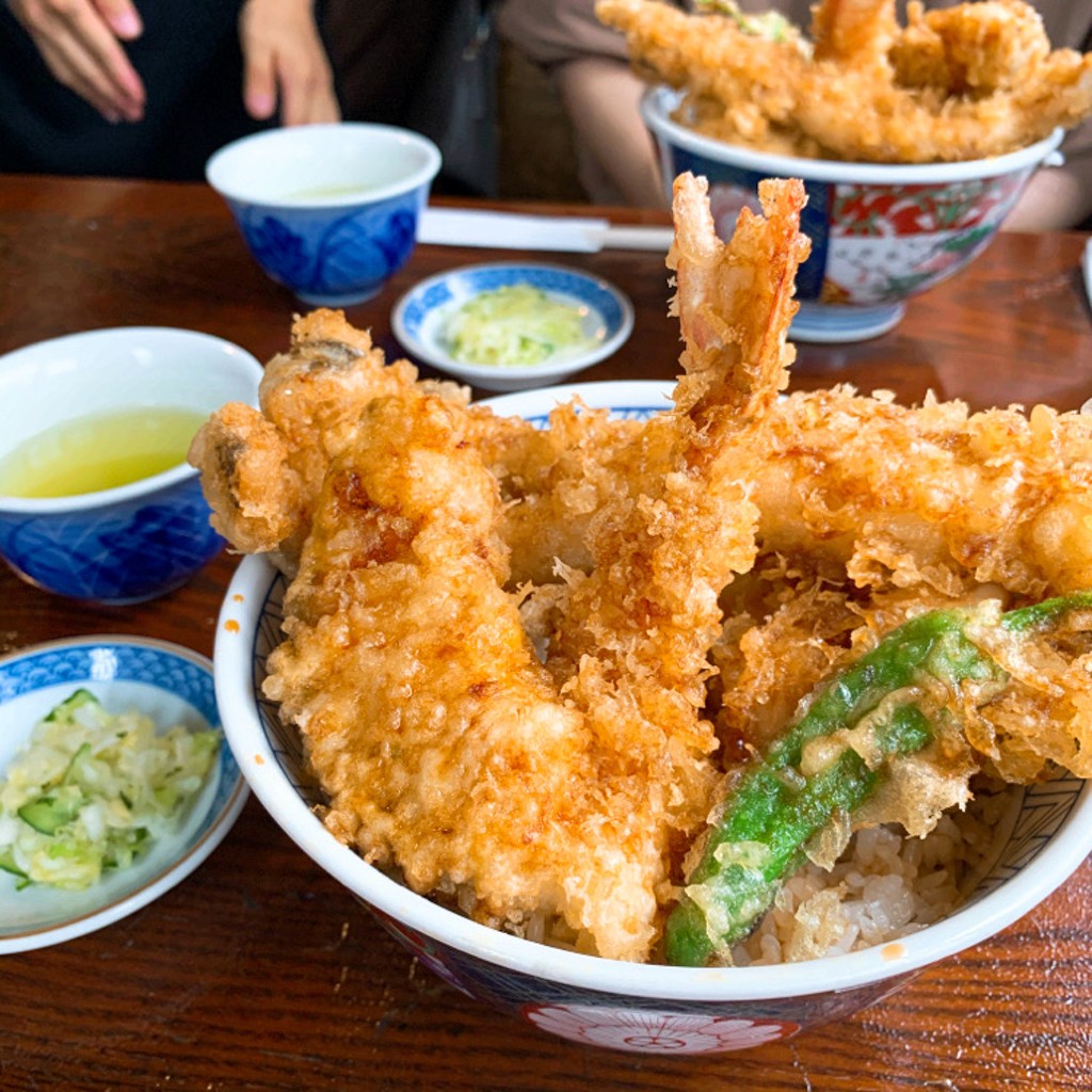 ユーザーが投稿した天丼 ロの写真 - 実際訪問したユーザーが直接撮影して投稿した日本堤天ぷら土手の伊勢屋の写真