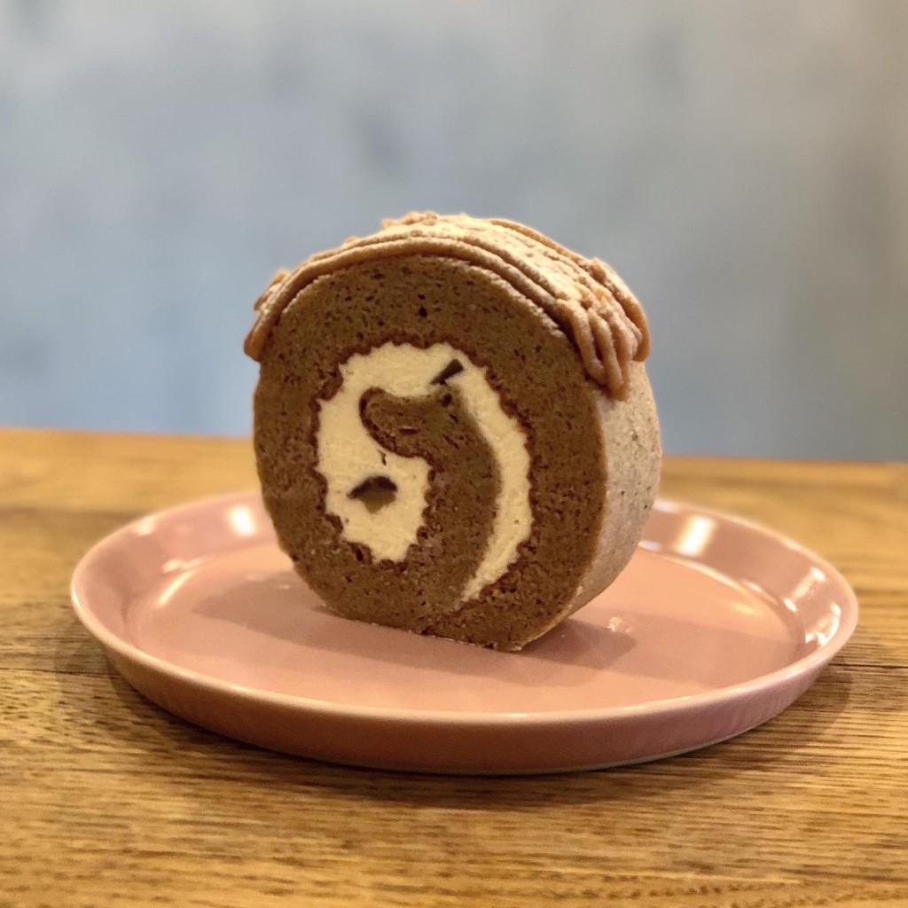 ユーザーが投稿したマロンのロールケーキの写真 - 実際訪問したユーザーが直接撮影して投稿した境カフェNORIZ COFFEEの写真