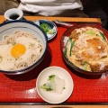 カツ丼セット - 実際訪問したユーザーが直接撮影して投稿した草津南そばそば吉 広島アルパーク店の写真のメニュー情報