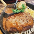 チーズ焼きハンバーグ - 実際訪問したユーザーが直接撮影して投稿した長居東ハンバーグボストン 長居店の写真のメニュー情報