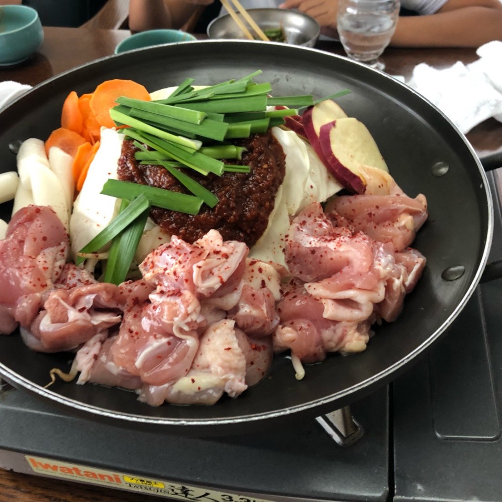 ユーザーが投稿したダッカルビの写真 - 実際訪問したユーザーが直接撮影して投稿した真弓南韓国鍋かしき屋福茂千 本店の写真