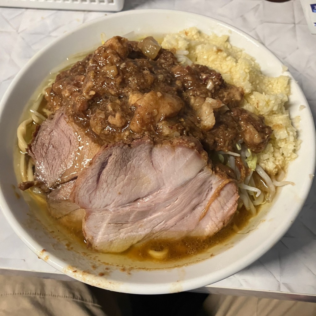 ユーザーが投稿したミニラーメンの写真 - 実際訪問したユーザーが直接撮影して投稿した瀬戸ラーメン / つけ麺麺屋歩夢 金沢八景店の写真