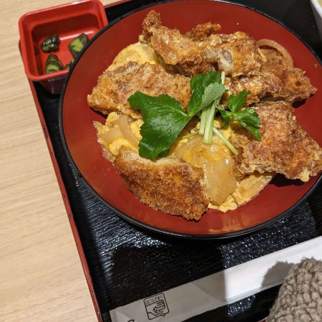 ユーザーが投稿した鶏カツ丼の写真 - 実際訪問したユーザーが直接撮影して投稿した白鳥町居酒屋からあげ、定食、丼 がブリチキン。イオンモール豊川店の写真