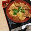 鶏カツ丼 - 実際訪問したユーザーが直接撮影して投稿した白鳥町居酒屋からあげ、定食、丼 がブリチキン。イオンモール豊川店の写真のメニュー情報