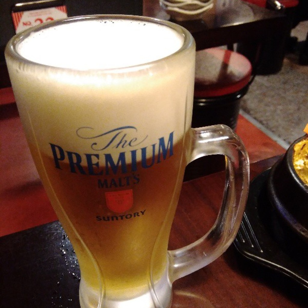 ユーザーが投稿した生ビールの写真 - 実際訪問したユーザーが直接撮影して投稿した百人町韓国料理ネネチキン3号店 西武新宿店の写真