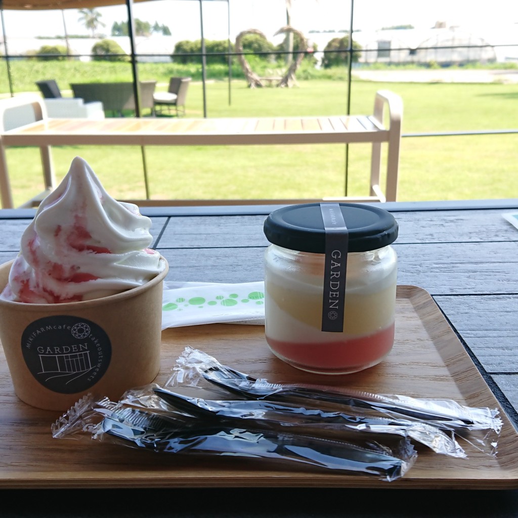 実際訪問したユーザーが直接撮影して投稿した南高鍋カフェMIKI FARM cafe GARDENの写真