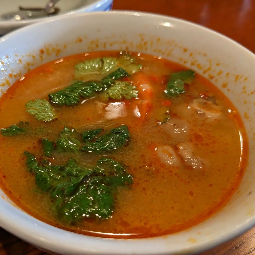 ユーザーが投稿したトムヤムクンスープの写真 - 実際訪問したユーザーが直接撮影して投稿した千住タイ料理ライカノの写真