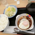 ブラウンエッグ定食 - 実際訪問したユーザーが直接撮影して投稿した田村町牛丼松屋 厚木店の写真のメニュー情報