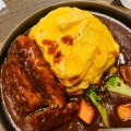 ハンバーグオム - 実際訪問したユーザーが直接撮影して投稿した南一条西洋食YOSHIMI KITCHEN 札幌パルコ店の写真のメニュー情報
