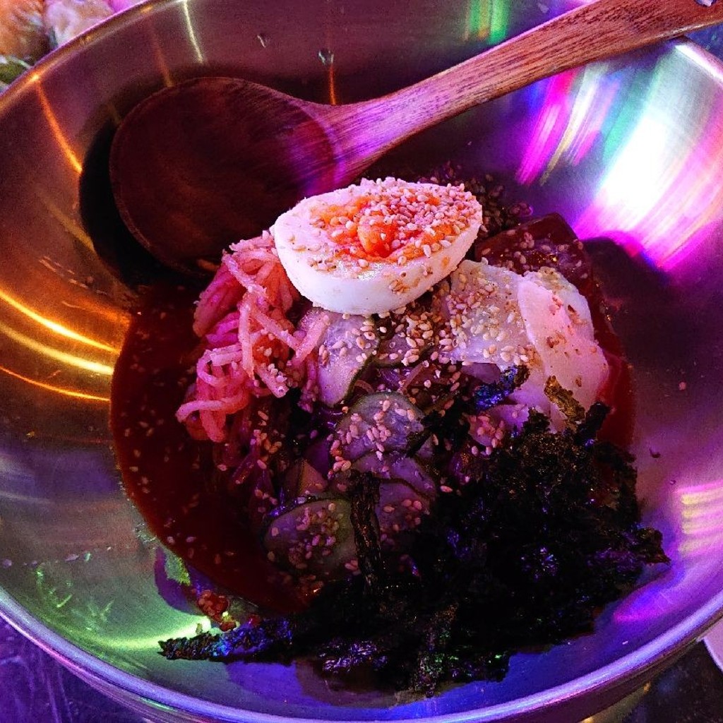 ユーザーが投稿したビビン冷麺LunchSetの写真 - 実際訪問したユーザーが直接撮影して投稿した角振町韓国料理奈良 韓国料理 ポゴシッタの写真