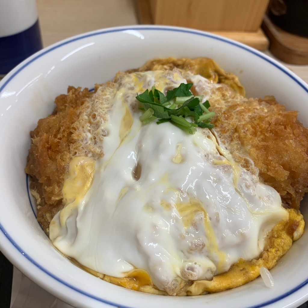 ユーザーが投稿したカツ丼(竹)の写真 - 実際訪問したユーザーが直接撮影して投稿した駅前本町とんかつかつや 京浜川崎店の写真