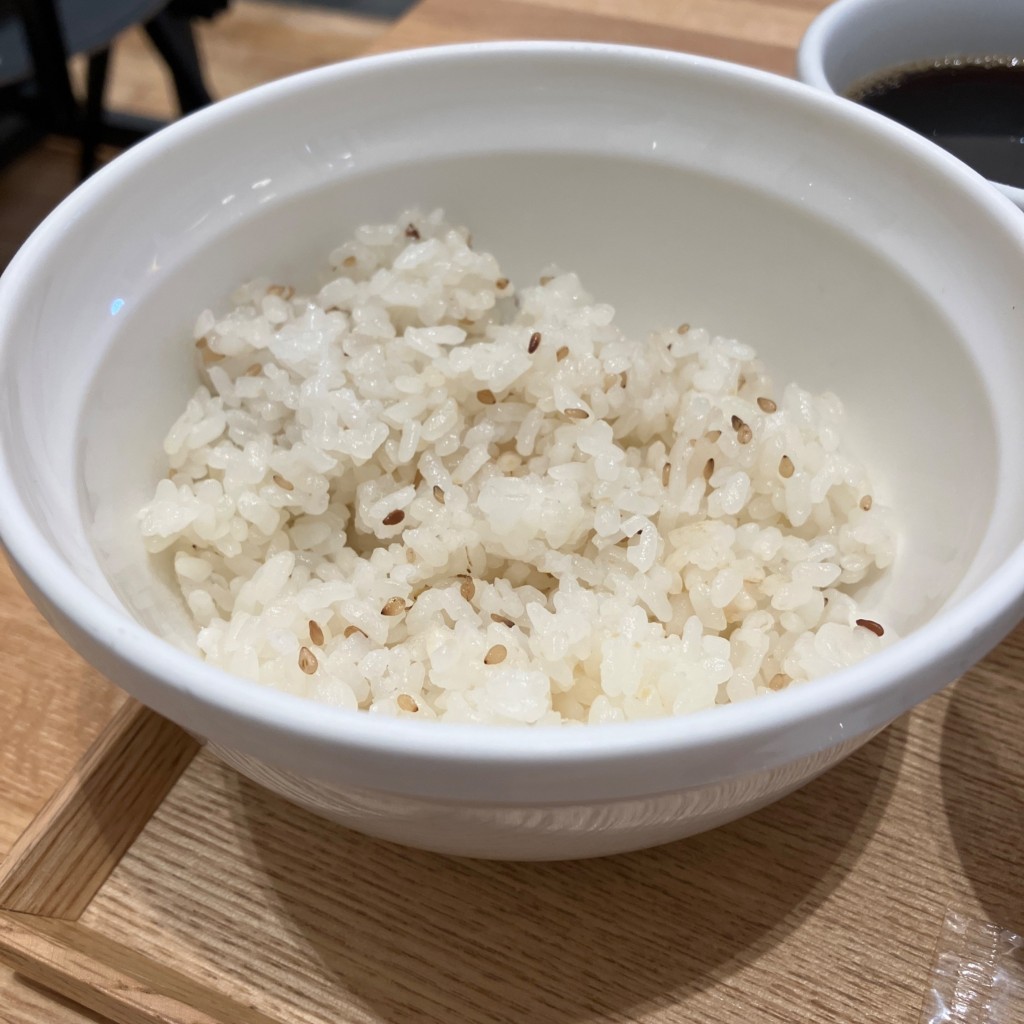 ユーザーが投稿した(セット)白胡麻ご飯の写真 - 実際訪問したユーザーが直接撮影して投稿した虎ノ門洋食スープストックトーキョー 虎ノ門ヒルズ店の写真