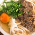 肉うどん - 実際訪問したユーザーが直接撮影して投稿した大坪東うどん三角茶屋豊吉うどんの写真のメニュー情報