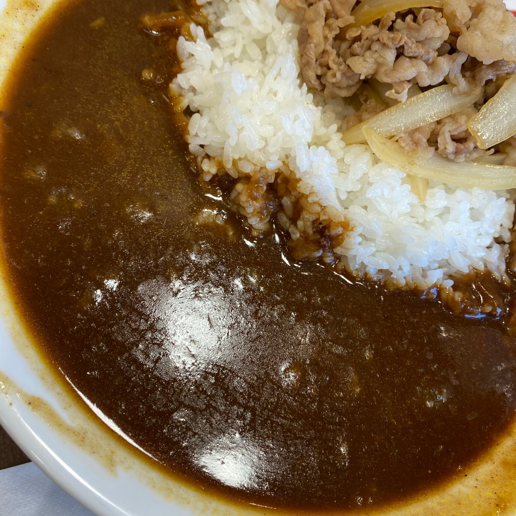 ユーザーが投稿したカレーの写真 - 実際訪問したユーザーが直接撮影して投稿した牛島東牛丼すき家 秋田南店の写真