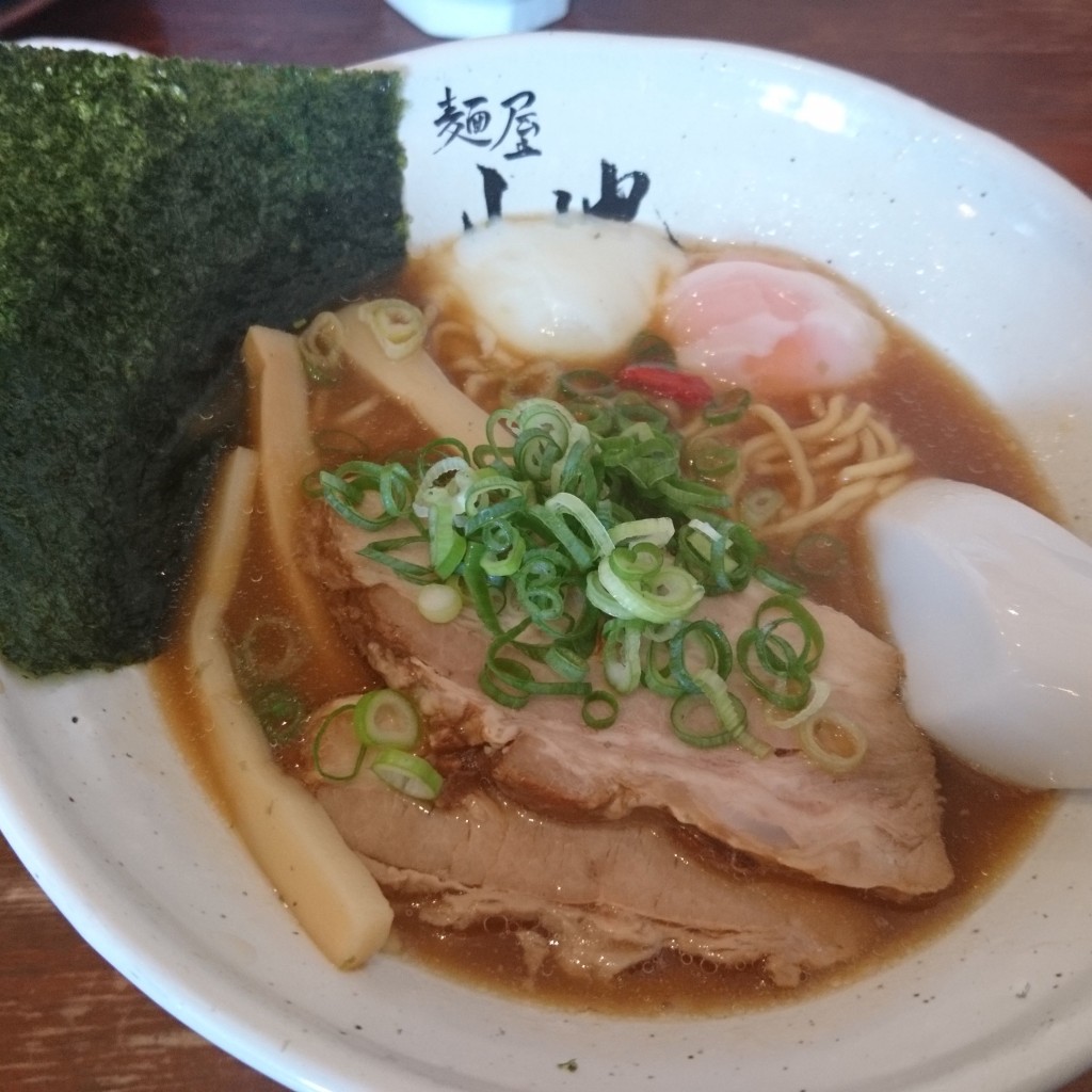 ユーザーが投稿したラーメンとCセット(半チャーハン)の写真 - 実際訪問したユーザーが直接撮影して投稿した田村町ラーメン / つけ麺麺屋小池の写真