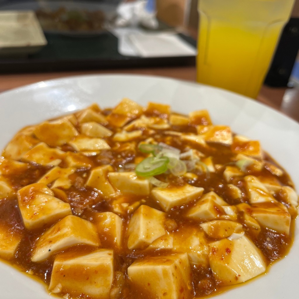 ユーザーが投稿したマーボー豆腐定食の写真 - 実際訪問したユーザーが直接撮影して投稿した北砂台湾料理台北厨房 アリオ北砂店の写真