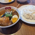 チキンレッグカレー - 実際訪問したユーザーが直接撮影して投稿した平岸一条カレースープカレー すあげ天神の写真のメニュー情報