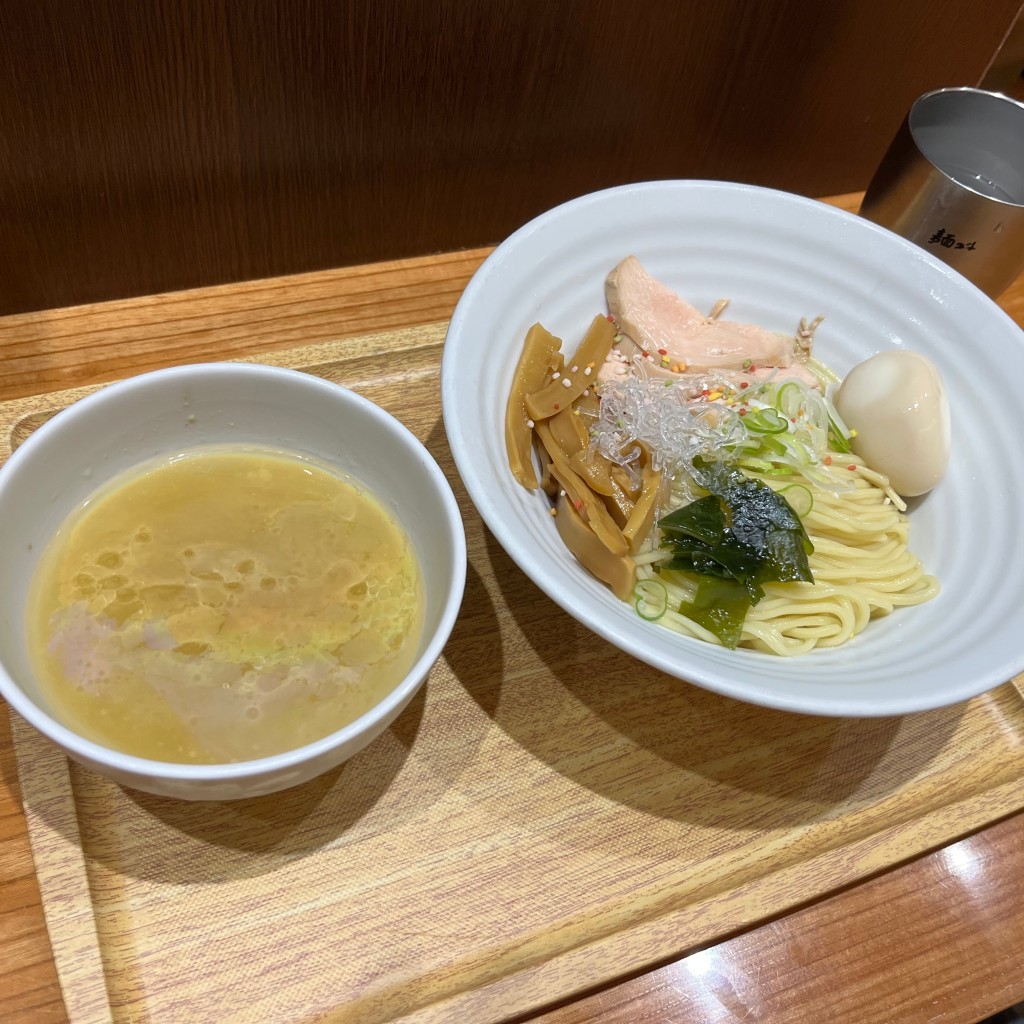 ユーザーが投稿した夏限定 牡蠣つけ麺の写真 - 実際訪問したユーザーが直接撮影して投稿した横山ラーメン / つけ麺麺絆 英の写真