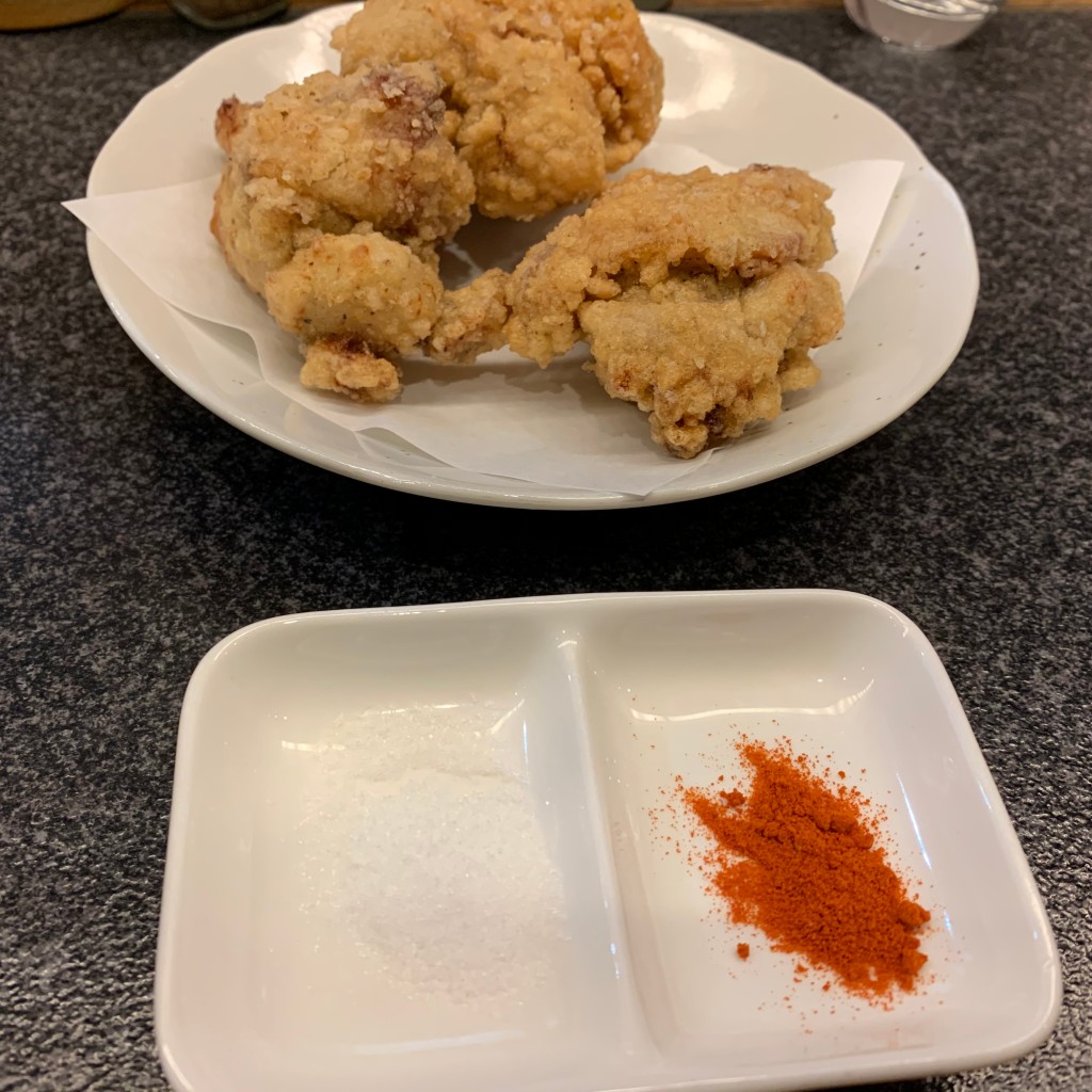 ユーザーが投稿した唐揚げの写真 - 実際訪問したユーザーが直接撮影して投稿した与古道町ラーメン専門店満麺の笑みの写真