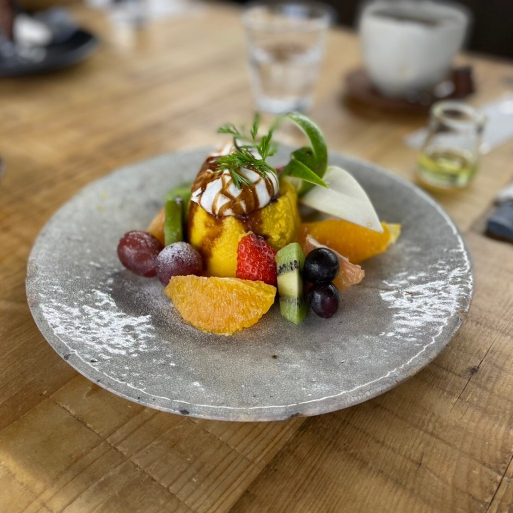 かな-カフェ巡り記録さんが投稿した稲富カフェのお店cafeゆらら/cafe yuraraの写真