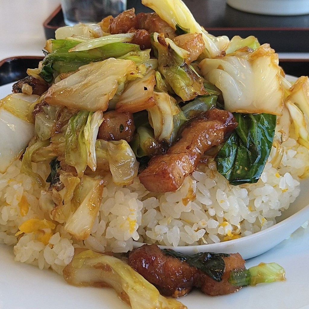 ユーザーが投稿した肉チャーハンの写真 - 実際訪問したユーザーが直接撮影して投稿した稲取中華料理かっぱ食堂の写真