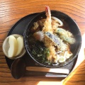 えび天ぷら川幅うどん - 実際訪問したユーザーが直接撮影して投稿した本町うどん小山屋食堂の写真のメニュー情報