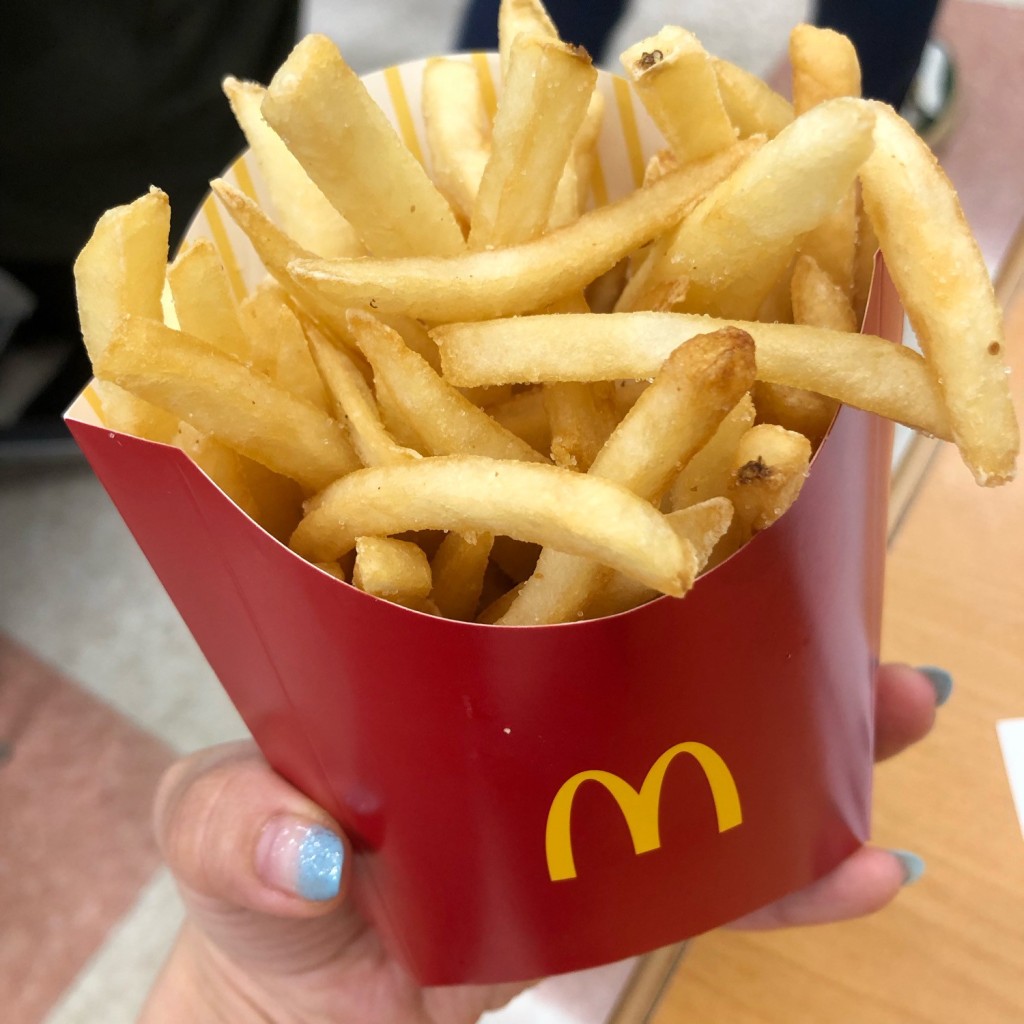 ユーザーが投稿したマックフライポテトの写真 - 実際訪問したユーザーが直接撮影して投稿した上新田町ファーストフードマクドナルド 見附プラント5店の写真