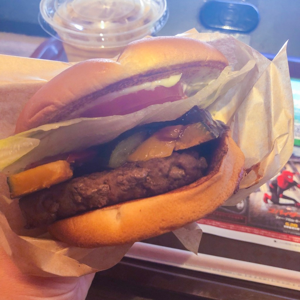 ユーザーが投稿した夏野菜BBQバーガーの写真 - 実際訪問したユーザーが直接撮影して投稿した上野ハンバーガーウェンディーズ 上野浅草口の写真