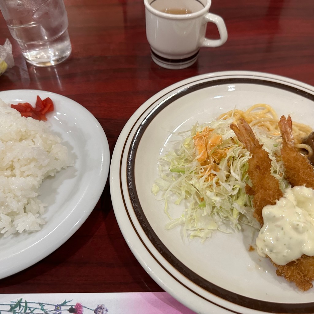 ユーザーが投稿したB定食の写真 - 実際訪問したユーザーが直接撮影して投稿した梅田洋食ロイヤルエイトの写真