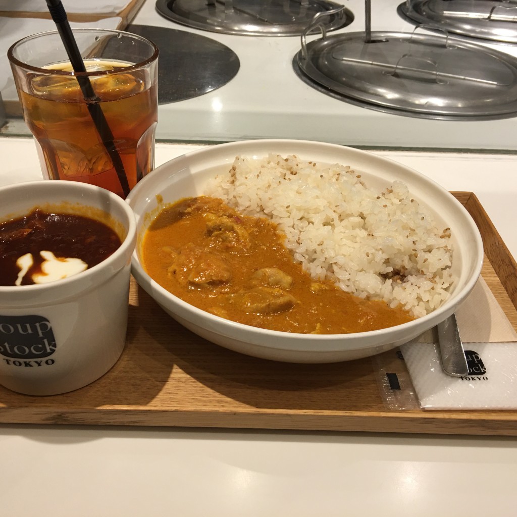 ユーザーが投稿したチキンカレーの写真 - 実際訪問したユーザーが直接撮影して投稿した西池袋洋食スープストック東京 ルミネ池袋店の写真