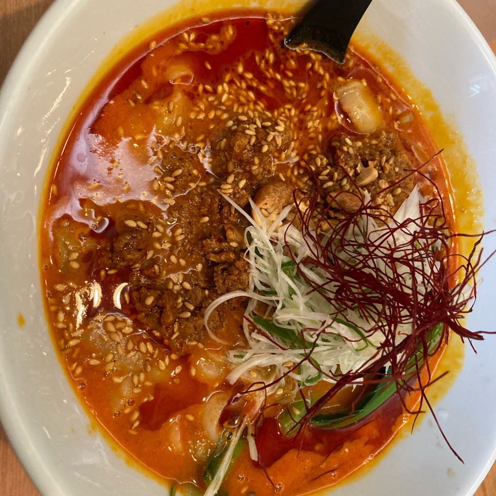 ユーザーが投稿した担々麺の写真 - 実際訪問したユーザーが直接撮影して投稿した弓木町中華料理福龍門の写真