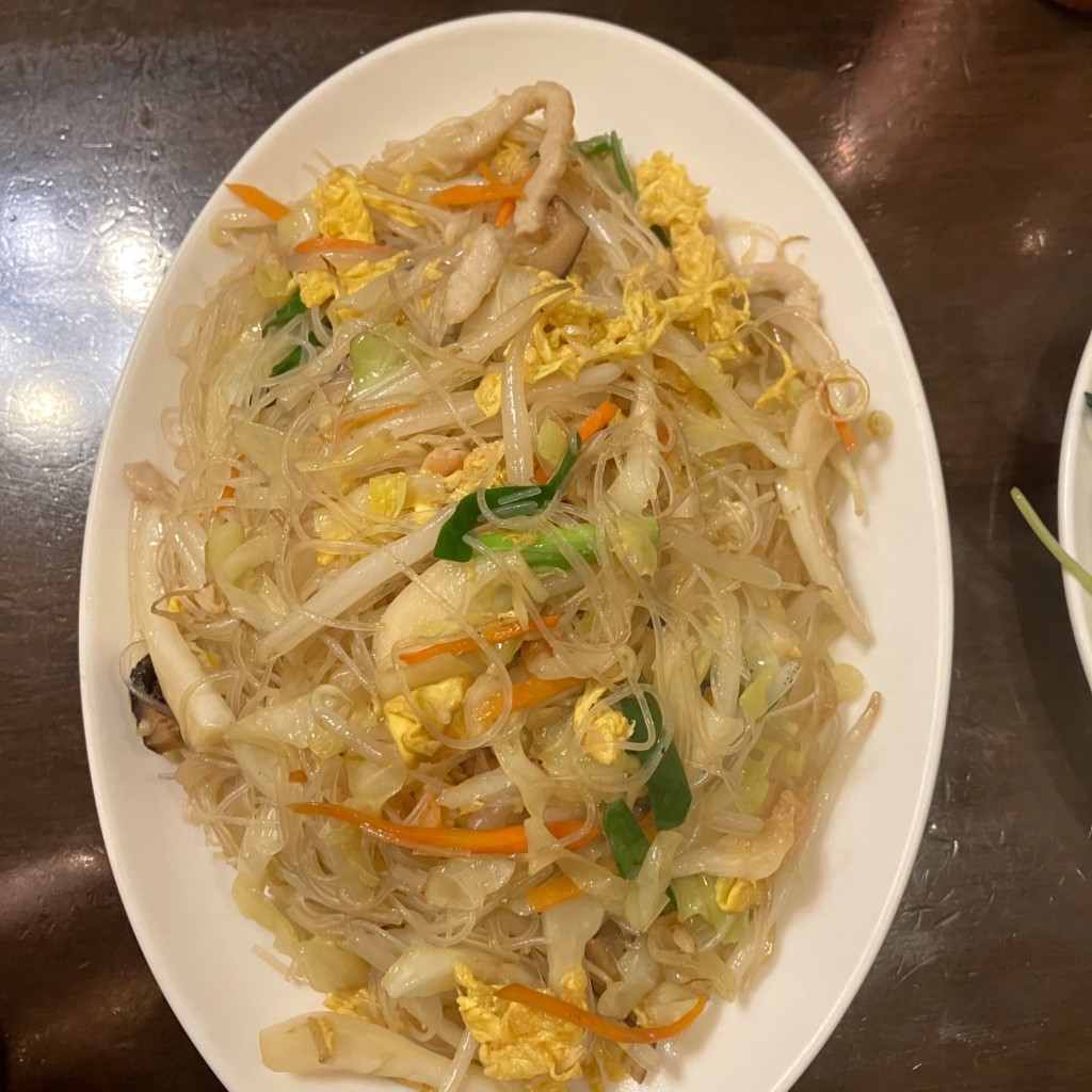 ユーザーが投稿した台湾風焼きビーフンの写真 - 実際訪問したユーザーが直接撮影して投稿した山下町台湾料理秀味園の写真