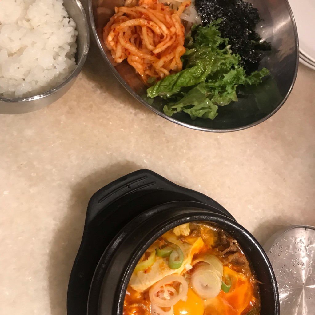 ユーザーが投稿した純豆腐の写真 - 実際訪問したユーザーが直接撮影して投稿した赤坂韓国料理赤坂韓国料理・焼肉 兄夫食堂 赤坂店の写真