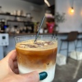 カフェラテ - 実際訪問したユーザーが直接撮影して投稿した上新城カフェTALUTO DOT COFFEEの写真のメニュー情報