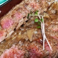 実際訪問したユーザーが直接撮影して投稿した梅田丼ものビフテキ重・肉飯 ロマン亭 ルクア大阪店の写真