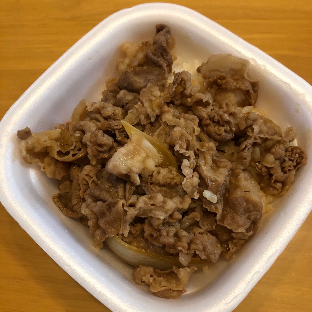 ユーザーが投稿した牛丼並弁当の写真 - 実際訪問したユーザーが直接撮影して投稿した桃山町牛丼すき家 春日井桃山店の写真