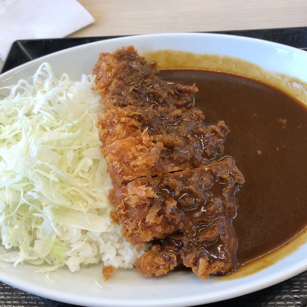 ユーザーが投稿したカツカレー(竹)の写真 - 実際訪問したユーザーが直接撮影して投稿した大泉寺町とんかつかつや 愛知春日井インター店の写真