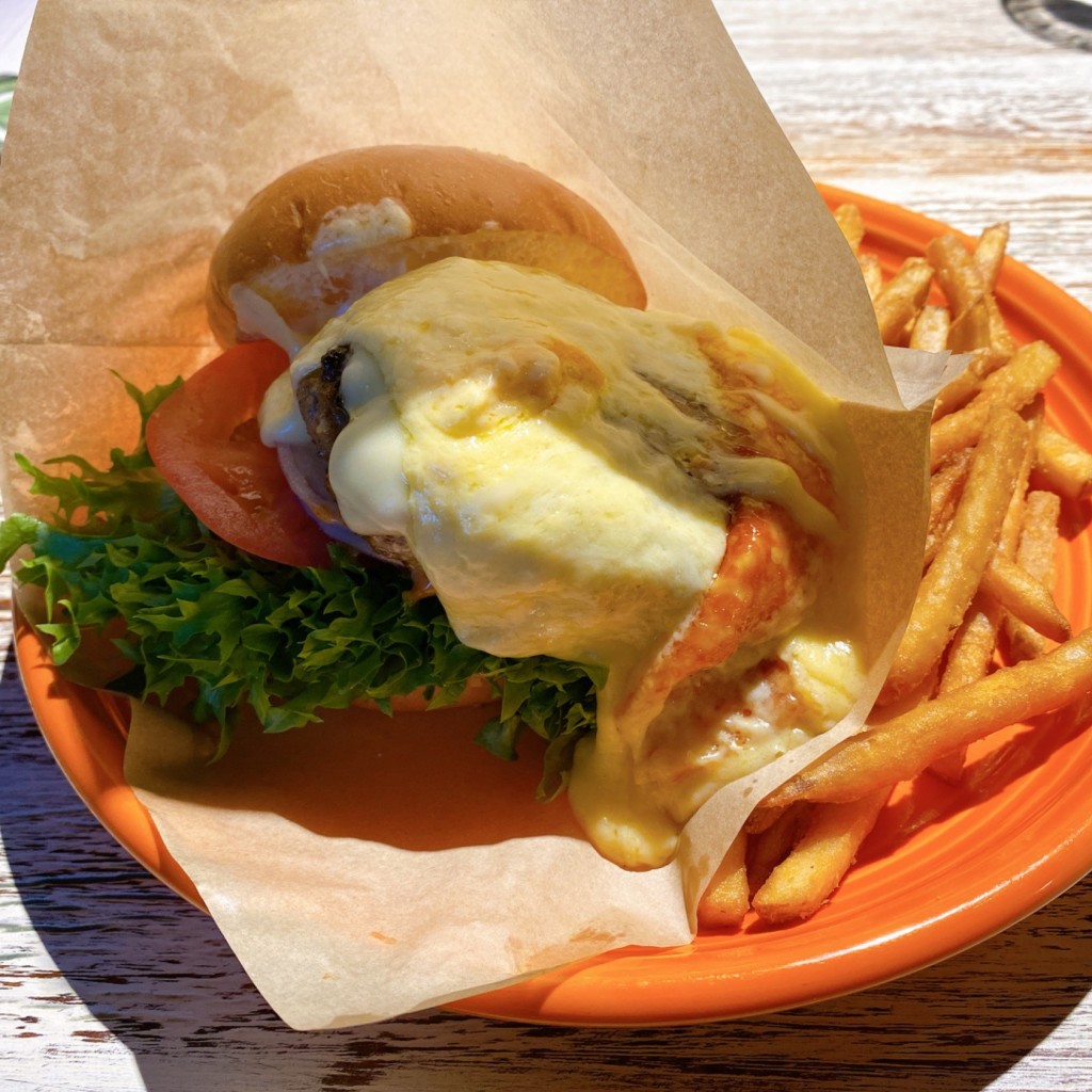 ユーザーが投稿したチーズメルトバーガーの写真 - 実際訪問したユーザーが直接撮影して投稿した東田カフェコナズ珈琲 八幡の写真