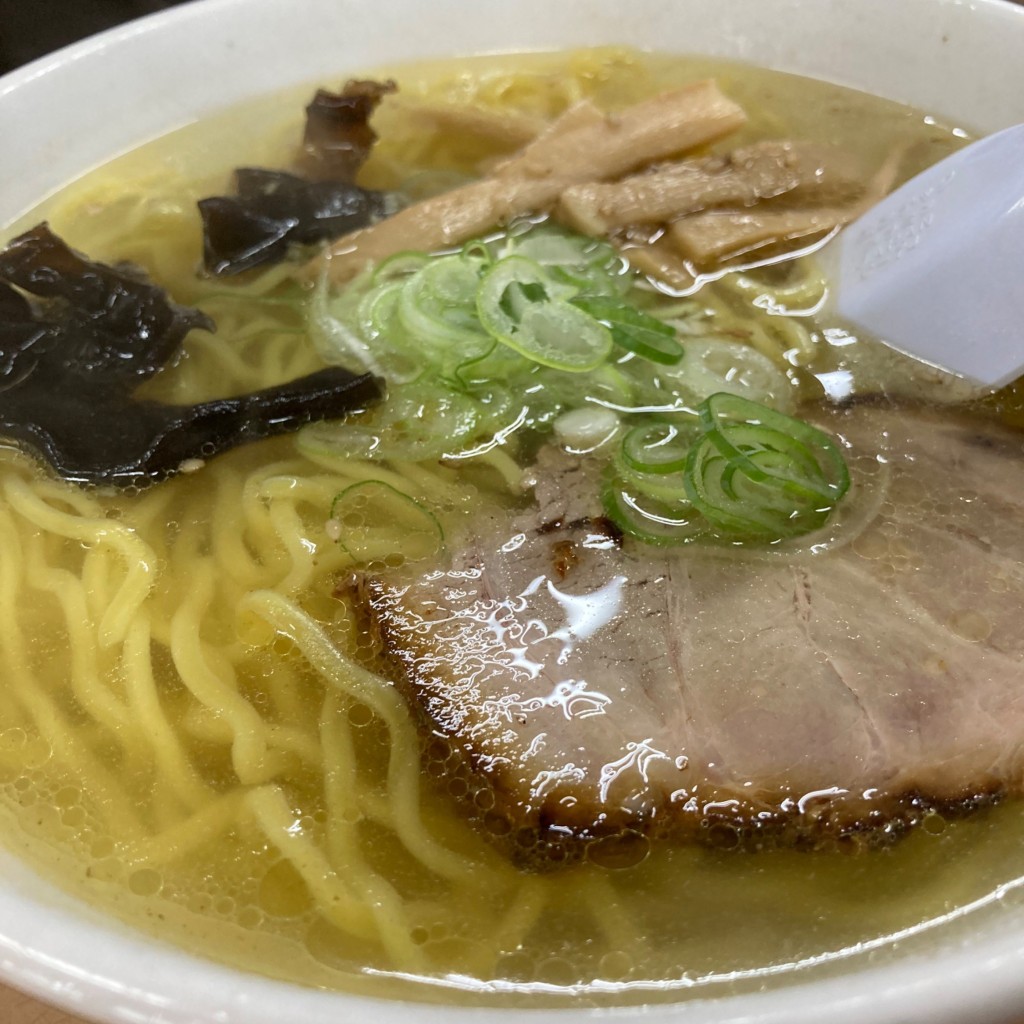 ユーザーが投稿した塩ラーメン・チャーハンの写真 - 実際訪問したユーザーが直接撮影して投稿した北三十三条西ラーメン / つけ麺月見軒 本店の写真