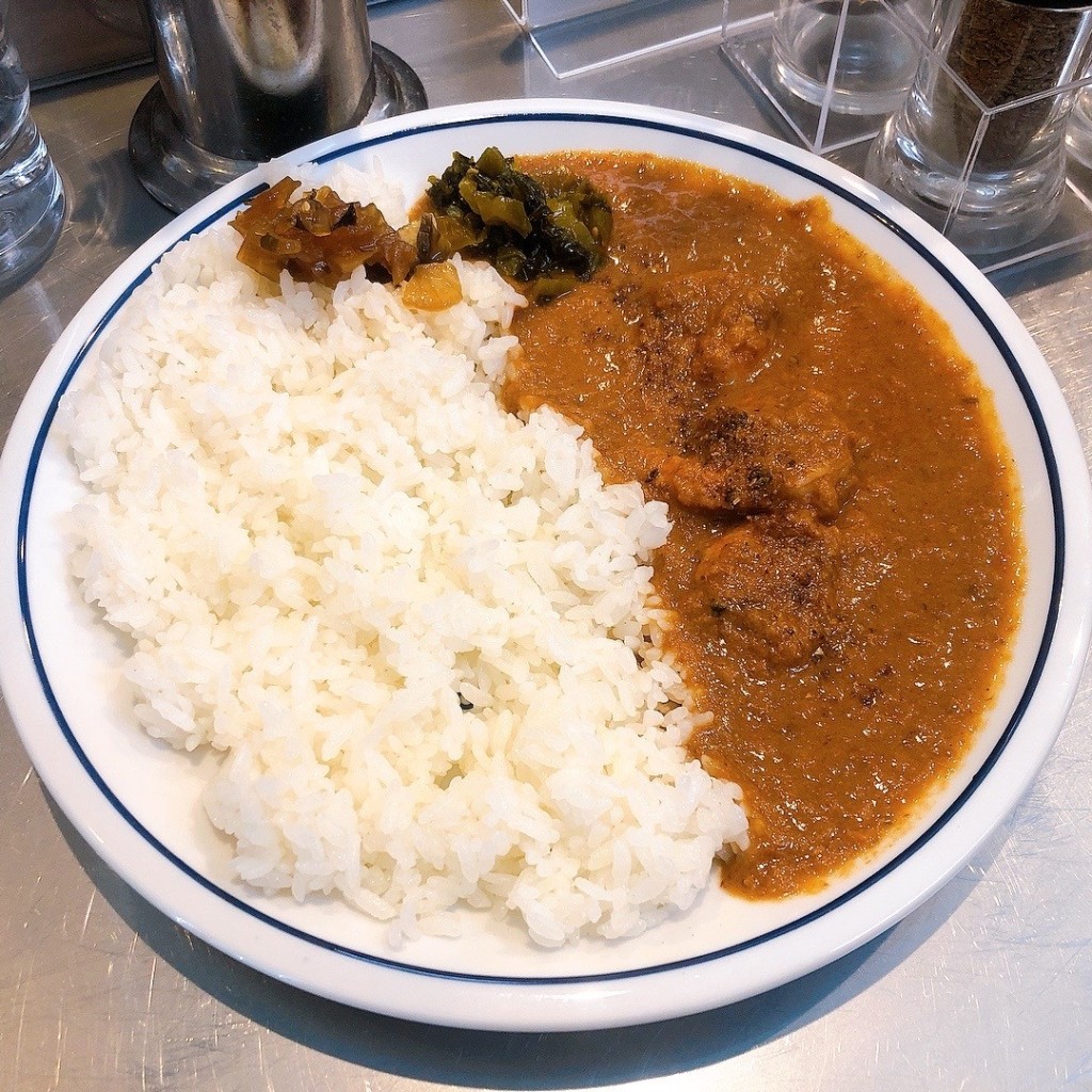 ユーザーが投稿したエビカレーの写真 - 実際訪問したユーザーが直接撮影して投稿した本町ラーメン専門店ミクロとくじら 幡ヶ谷の写真