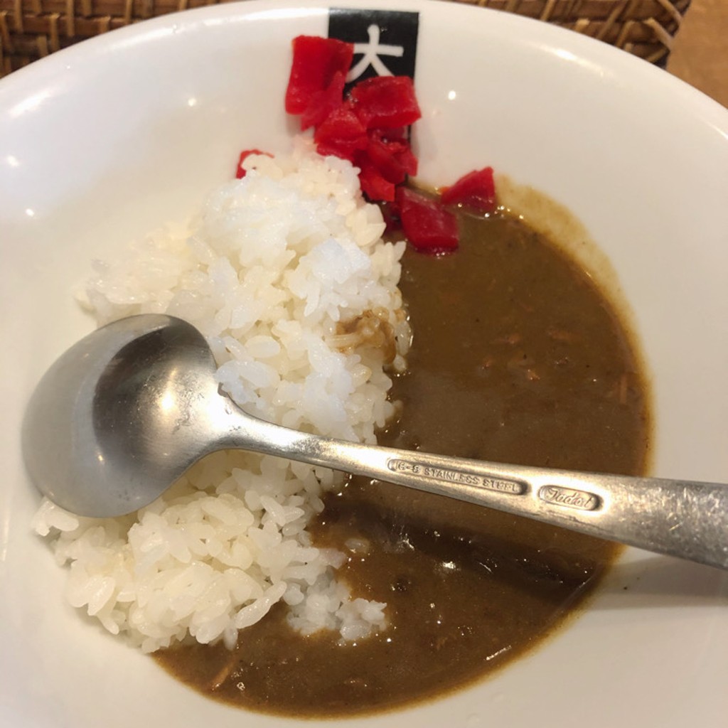 ユーザーが投稿したミニカレーの写真 - 実際訪問したユーザーが直接撮影して投稿した船堀ラーメン専門店大島の写真