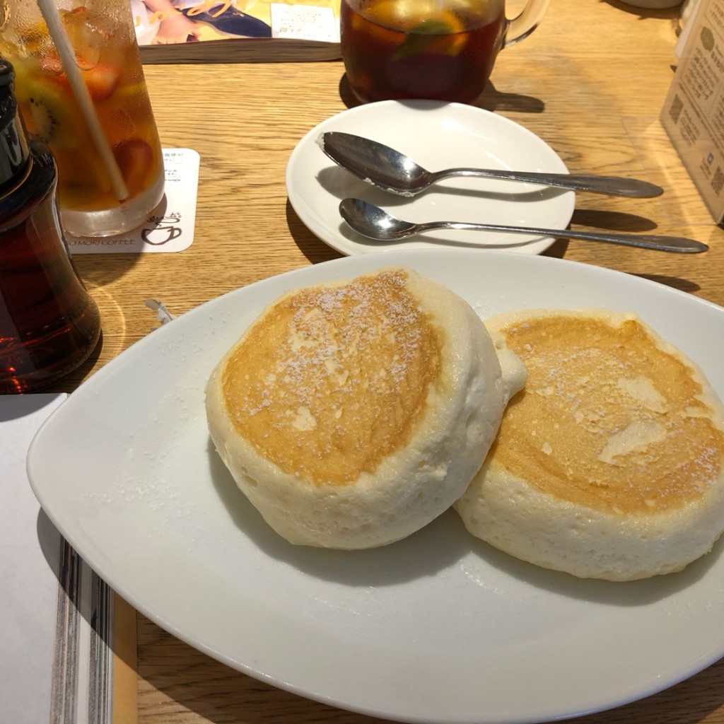 ユーザーが投稿したOMO パンケーキの写真 - 実際訪問したユーザーが直接撮影して投稿した中央喫茶店むさしの森珈琲 蕨店の写真